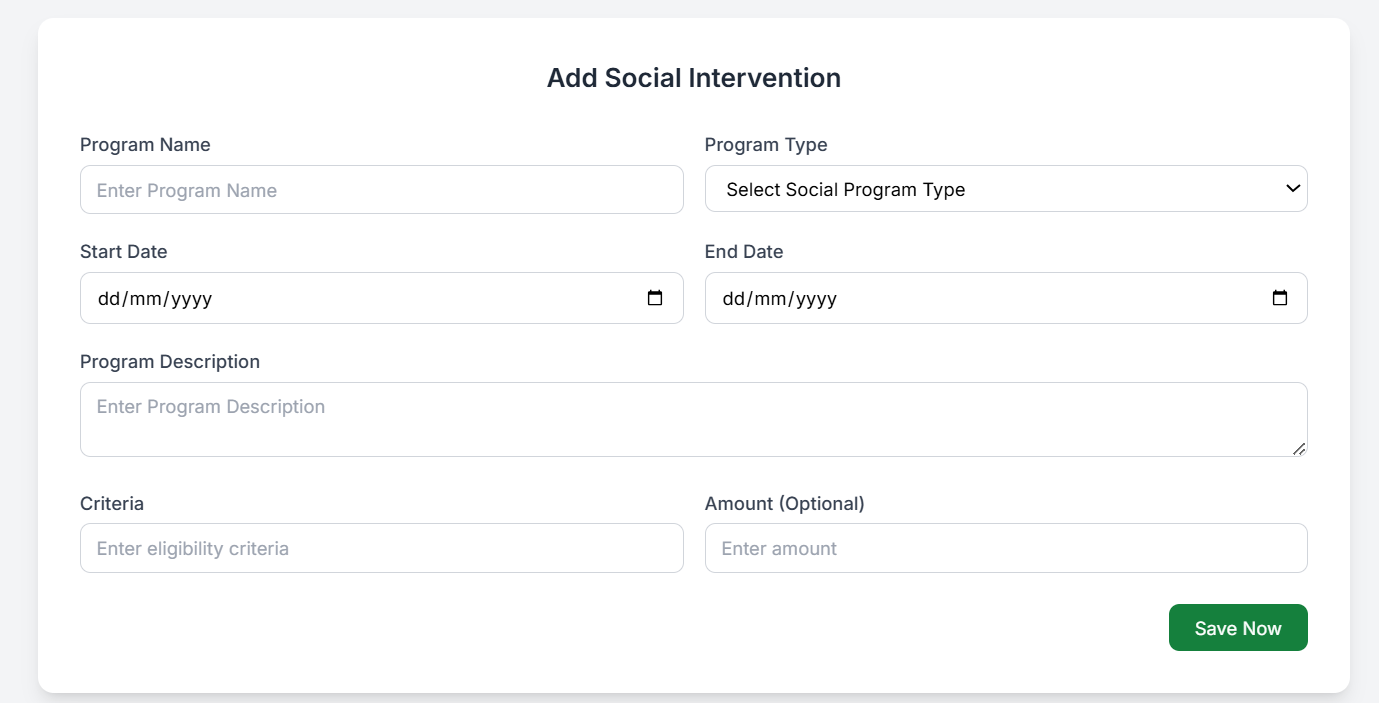 Intervention Management
